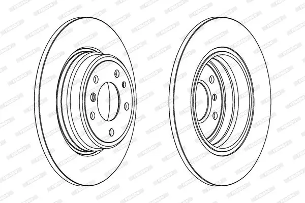 Handler.Part Brake disc FERODO DDF553 2