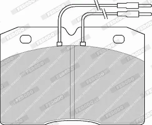 Handler.Part Brake pad set, disc brake FERODO FVR377 3