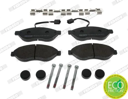 Handler.Part Brake pad set, disc brake FERODO FVR1924 1