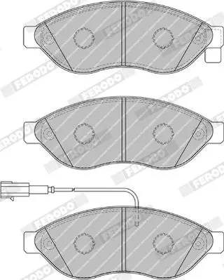 Handler.Part Brake pad set, disc brake FERODO FVR1924 3