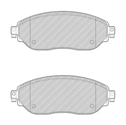 Handler.Part Brake pad set, disc brake FERODO FVR4840 2