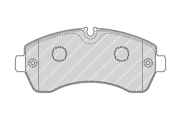 Handler.Part Brake pad set, disc brake FERODO FVR4470 2