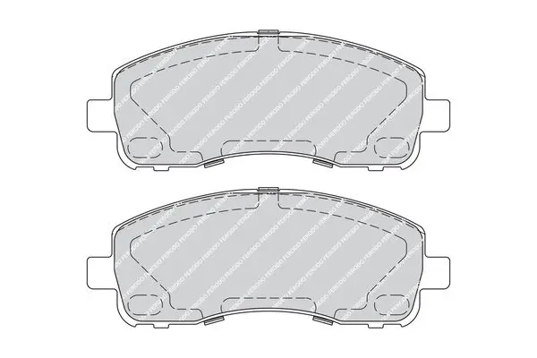 Handler.Part Brake pad set, disc brake FERODO FVR4315 2