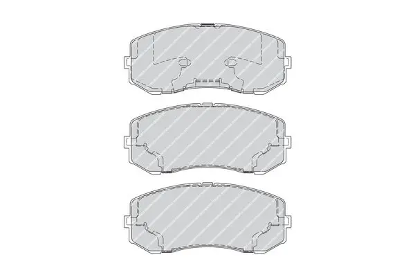 Handler.Part Brake pad set, disc brake FERODO FVR4314 2