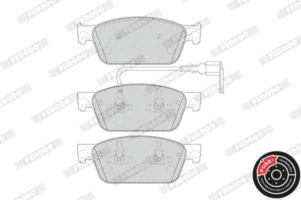 Handler.Part Brake pad set, disc brake FERODO FVR4302 2