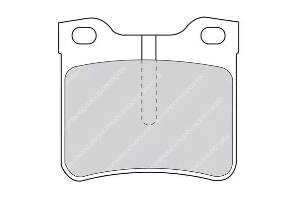 Handler.Part Brake pad set, disc brake FERODO FVR1044 2