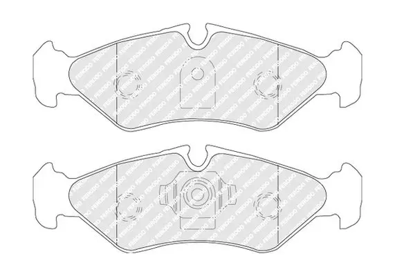 Handler.Part Brake pad set, disc brake FERODO FVR1039 2