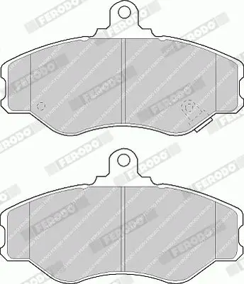 Handler.Part Brake pad set, disc brake FERODO FVR1014 3