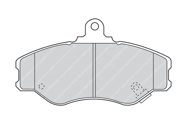 Handler.Part Brake pad set, disc brake FERODO FVR1014 2