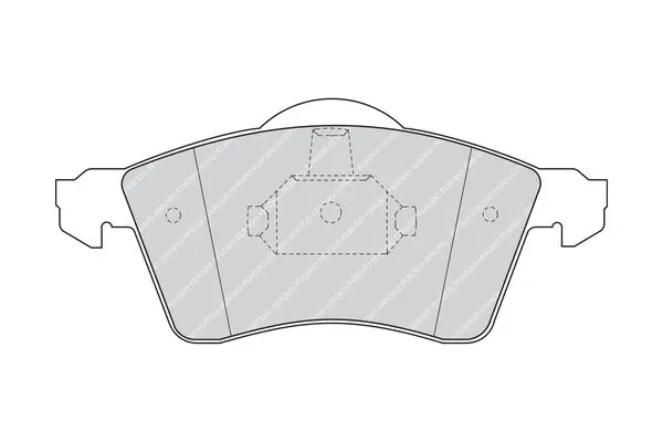 Handler.Part Brake pad set, disc brake FERODO FVR1163 2