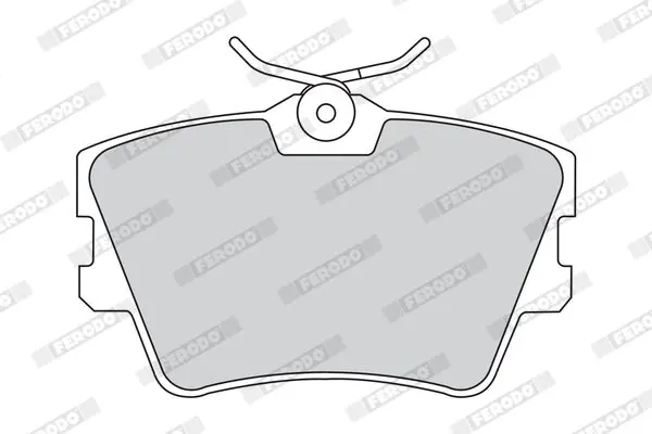 Handler.Part Brake pad set, disc brake FERODO FVR1132 2