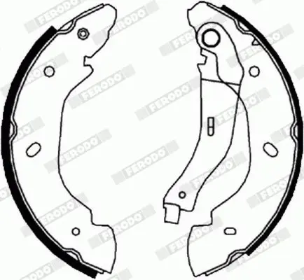 Handler.Part Brake shoe set FERODO FSB596R 2