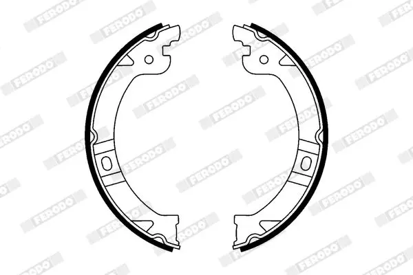 Handler.Part Brake shoe set, parking brake FERODO FSB597 2