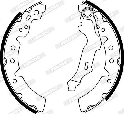 Handler.Part Brake shoe set FERODO FSB591 3