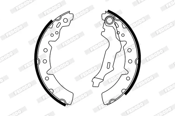 Handler.Part Brake shoe set FERODO FSB591 2