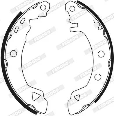 Handler.Part Brake shoe set FERODO FSB553 3