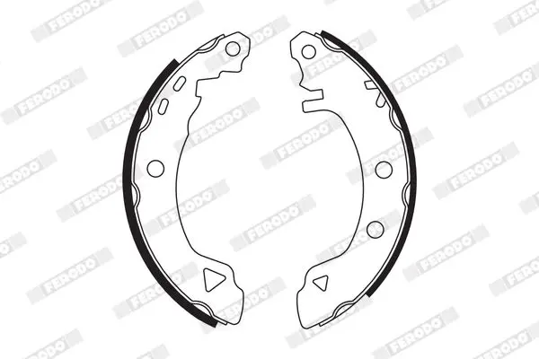 Handler.Part Brake shoe set FERODO FSB553 2