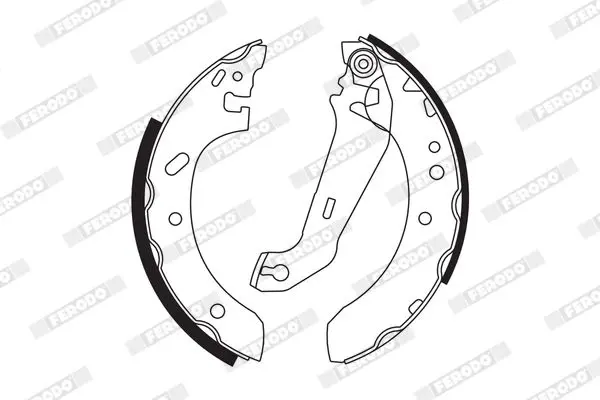 Handler.Part Brake shoe set FERODO FSB552 2