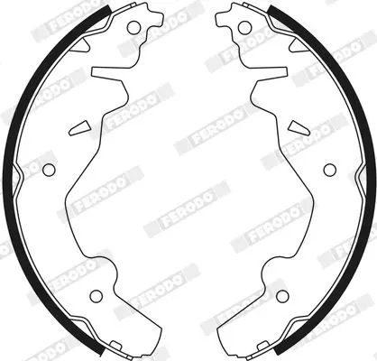 Handler.Part Brake shoe set FERODO FSB548 3