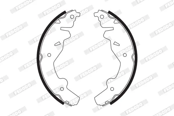 Handler.Part Brake shoe set FERODO FSB548 2