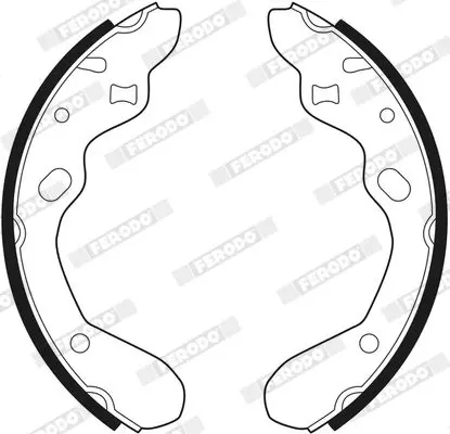 Handler.Part Brake shoe set FERODO FSB540 3