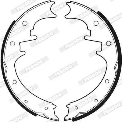 Handler.Part Brake shoe set FERODO FSB524 2