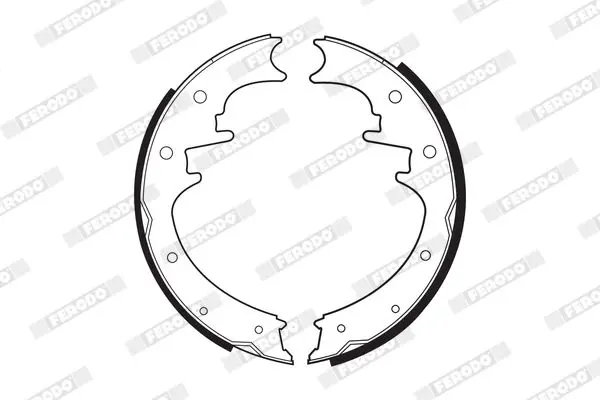 Handler.Part Brake shoe set FERODO FSB524 1