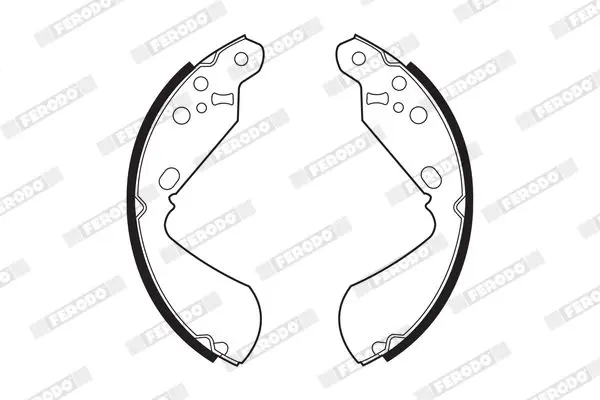 Handler.Part Brake shoe set FERODO FSB520 2