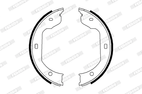 Handler.Part Brake shoe set, parking brake FERODO FSB668 2