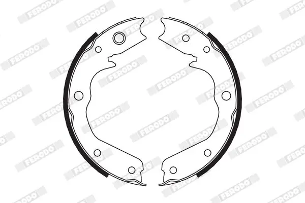 Handler.Part Brake shoe set, parking brake FERODO FSB665 2