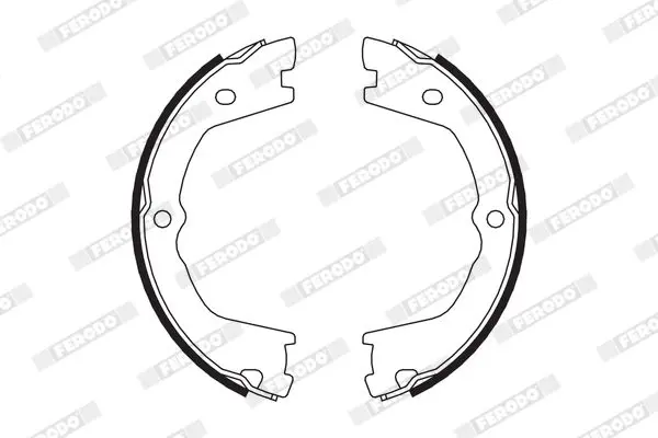 Handler.Part Brake shoe set, parking brake FERODO FSB658 2