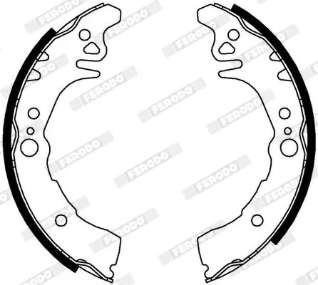 Handler.Part Brake shoe set FERODO FSB644 2