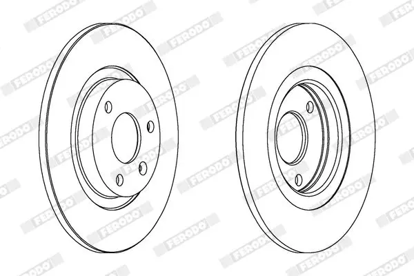 Handler.Part Brake disc FERODO DDF229 2