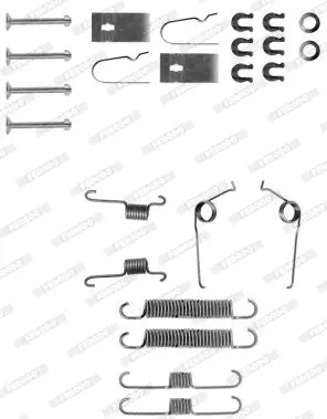 Handler.Part Accessory kit, brake shoes FERODO FBA66 1