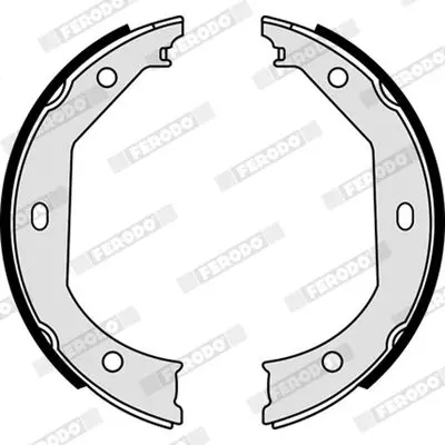 Handler.Part Brake shoe set, parking brake FERODO FSB585 2