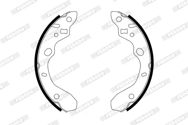 Handler.Part Brake shoe set FERODO FSB573 2