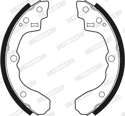 Handler.Part Brake shoe set FERODO FSB516 2