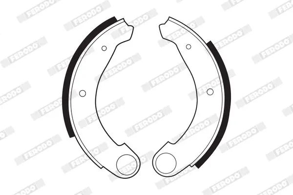 Handler.Part Brake shoe set FERODO FSB51 1