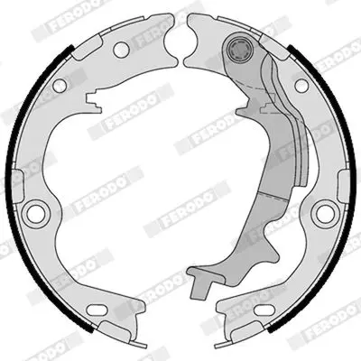 Handler.Part Brake shoe set, parking brake FERODO FSB4162 2