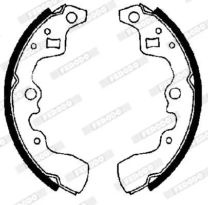 Handler.Part Brake shoe set FERODO FSB4114 2