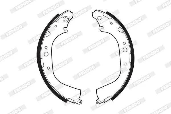 Handler.Part Brake shoe set FERODO FSB411 2