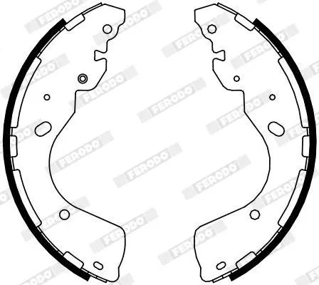 Handler.Part Brake shoe set FERODO FSB4108 2