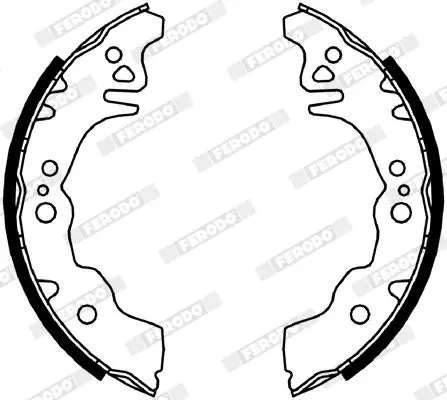 Handler.Part Brake shoe set FERODO FSB4040 2