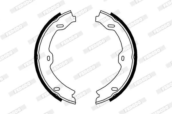 Handler.Part Brake shoe set, parking brake FERODO FSB4000 2