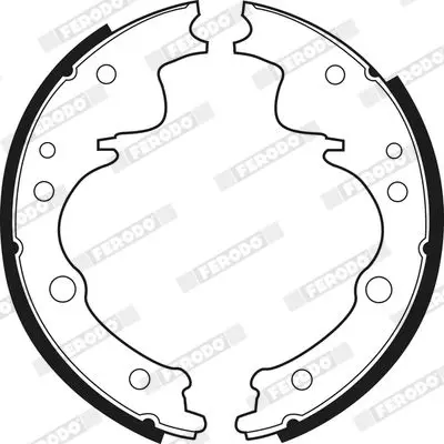 Handler.Part Brake shoe set FERODO FSB393R 3