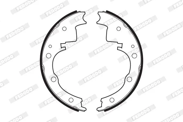 Handler.Part Brake shoe set FERODO FSB391 2