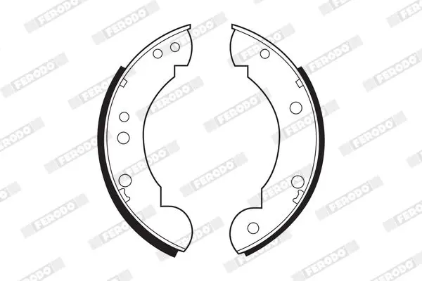 Handler.Part Brake shoe set FERODO FSB385 2