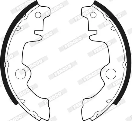 Handler.Part Brake shoe set FERODO FSB22 3