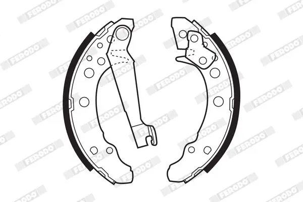 Handler.Part Brake shoe set FERODO FSB191 2