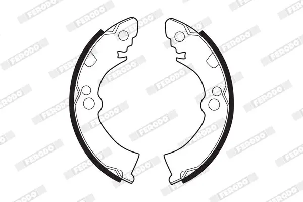 Handler.Part Brake shoe set FERODO FSB179 2